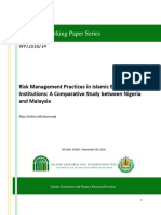 Risk Management Practices in Islamic Banking Institutions