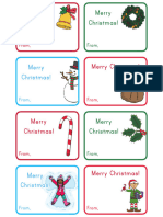 Holiday Gift Card Template - Ver - 1