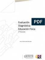 Evaluación Diagnóstica E - F - 1°grado - Preesco