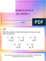 Mathematics 4 - Week 6