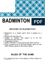 PE 2 Badminton