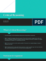 Critical Reasoning