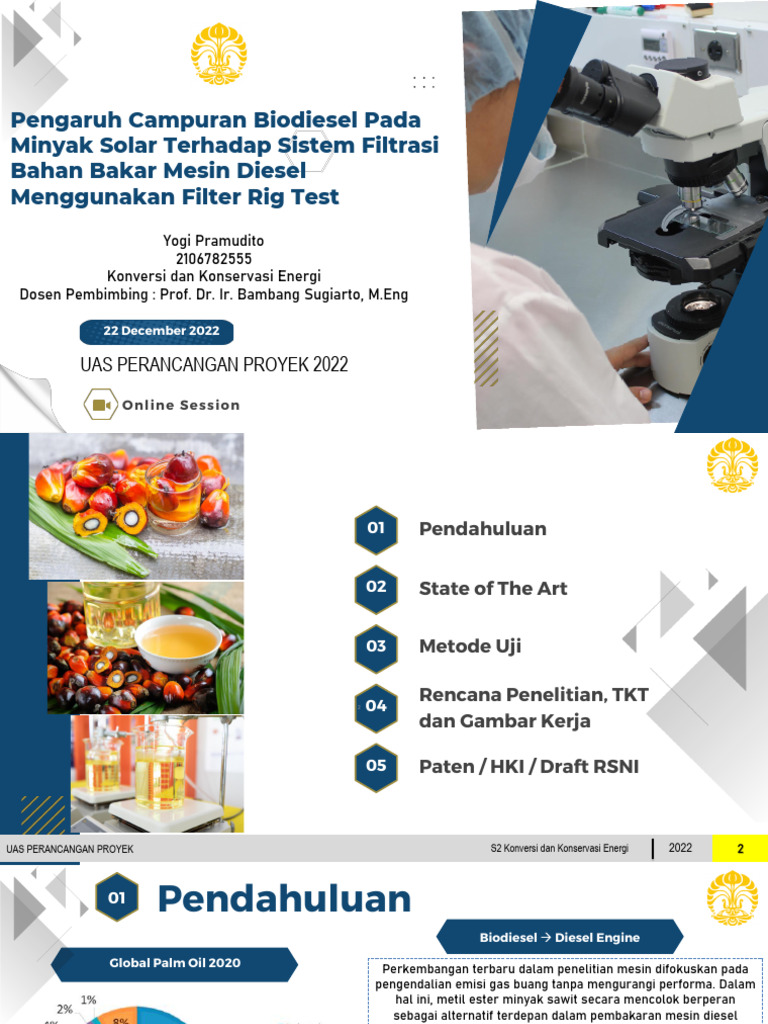 Pengaruh Biodiesel pada Filtrasi Solar | PDF | Teknologi & Rekayasa