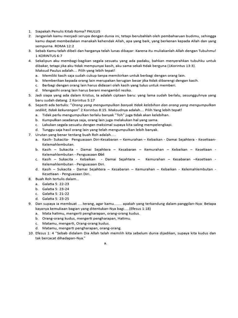 Siapakah Penulis Kitab Roma PDF
