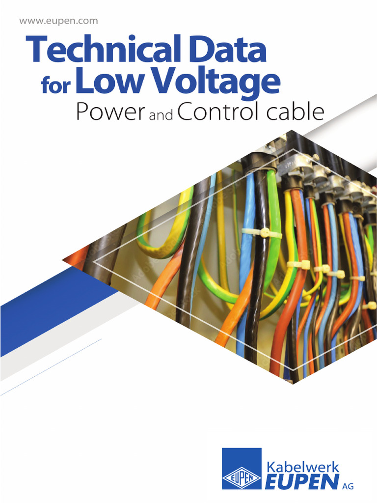 EUPEN Technical Data For Low Voltage Power and Control Cable 06-1kV Ed ...