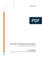 Arc 812 - Building Deterioration Agencies - Pre and Post Completion Agents