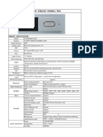 Smart Wireless Doorbell Camera WD01 Specification