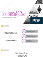 Desain Penelitian Epidemiologi