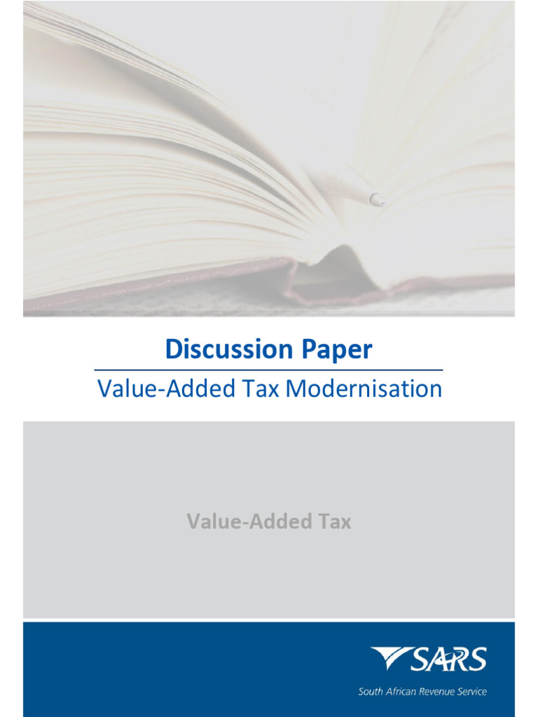 VAT Modernisation Discussion Paper | PDF | Value Added Tax | Taxes