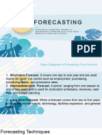 FORECASTINg Tentative