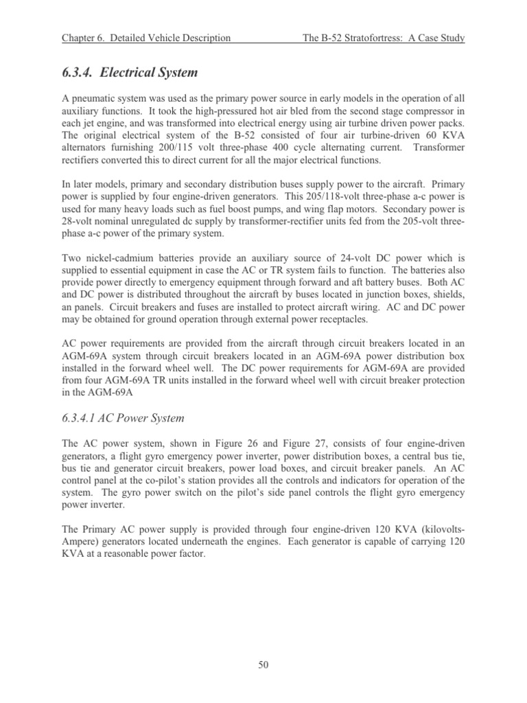 Electrical Power System Case Study | PDF