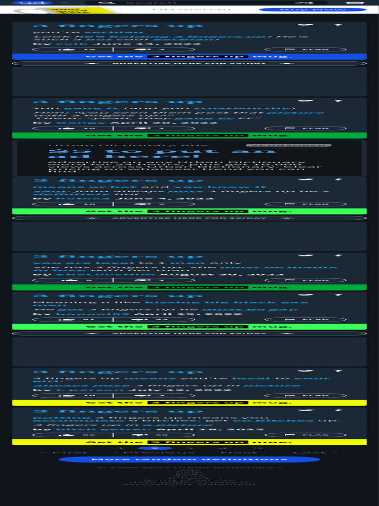 Urban Dictionary 3 Fingers Up PDF