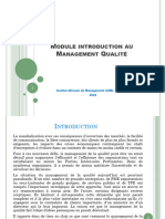 Odule Introduction Au Anagement Ualité: Institut Africain de Management (IAM) - BAMAKO 2022