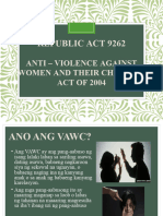 RA 9262 VAWC Presentation