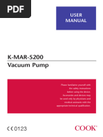 COOK K-MAR-5200 User Manuel