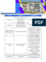 Calendario Academico 2024