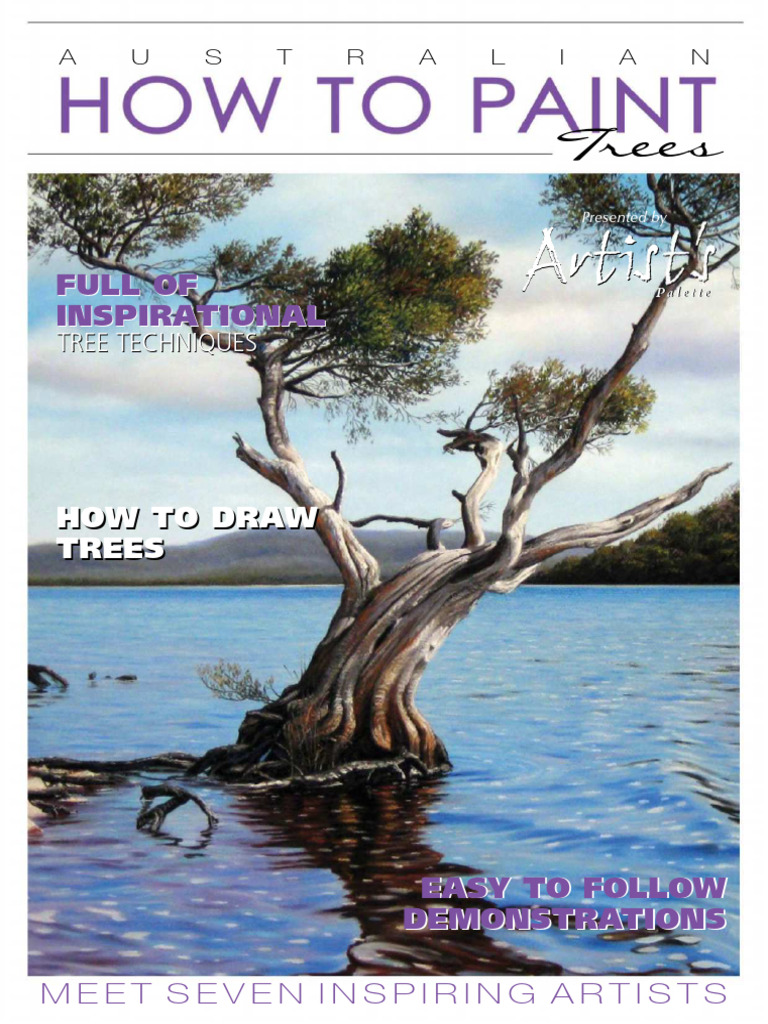How to Draw Trees: Easy Techniques | PDF | Paintings | Eucalyptus