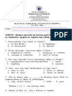 Grade 1 Q2 Filipino Periodical Test