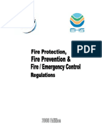 EHS Fireprotection, Fireprevention&firecontrolregulations - 2008edition