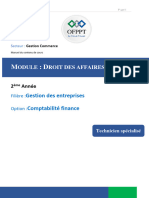 Droit Des Affaires 13-9-2022