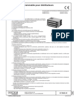 Commande Programmable Pour Distributeurs Modèle PLVC 41: 1. Généralités