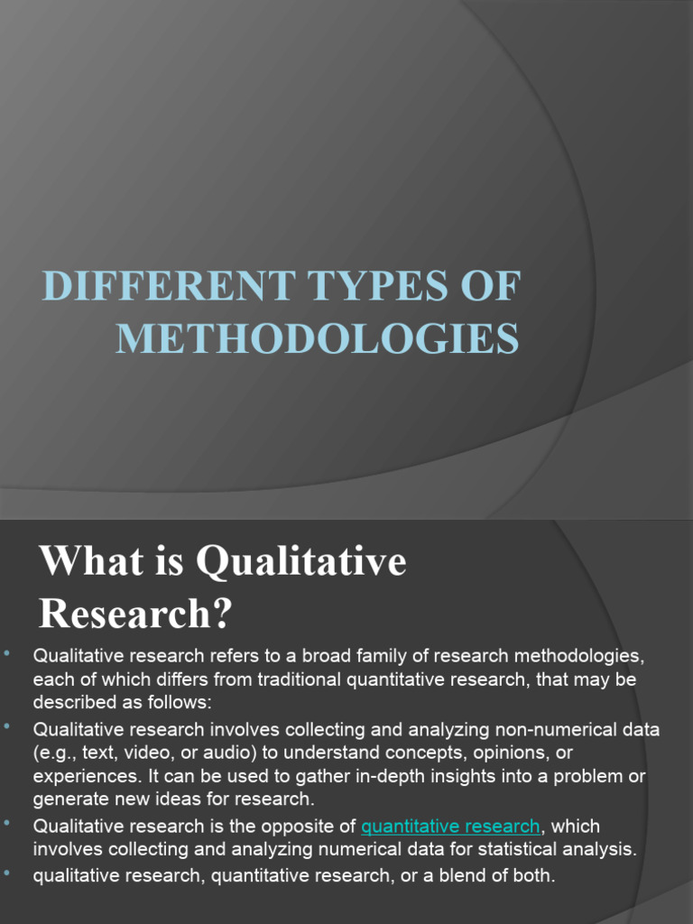 Qualitative vs Quantitative Research: What’s the Difference? intelligence overview
