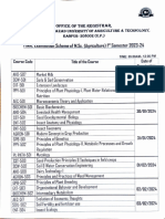 M SC - M B A - PH D - Final-Examination-Scheme