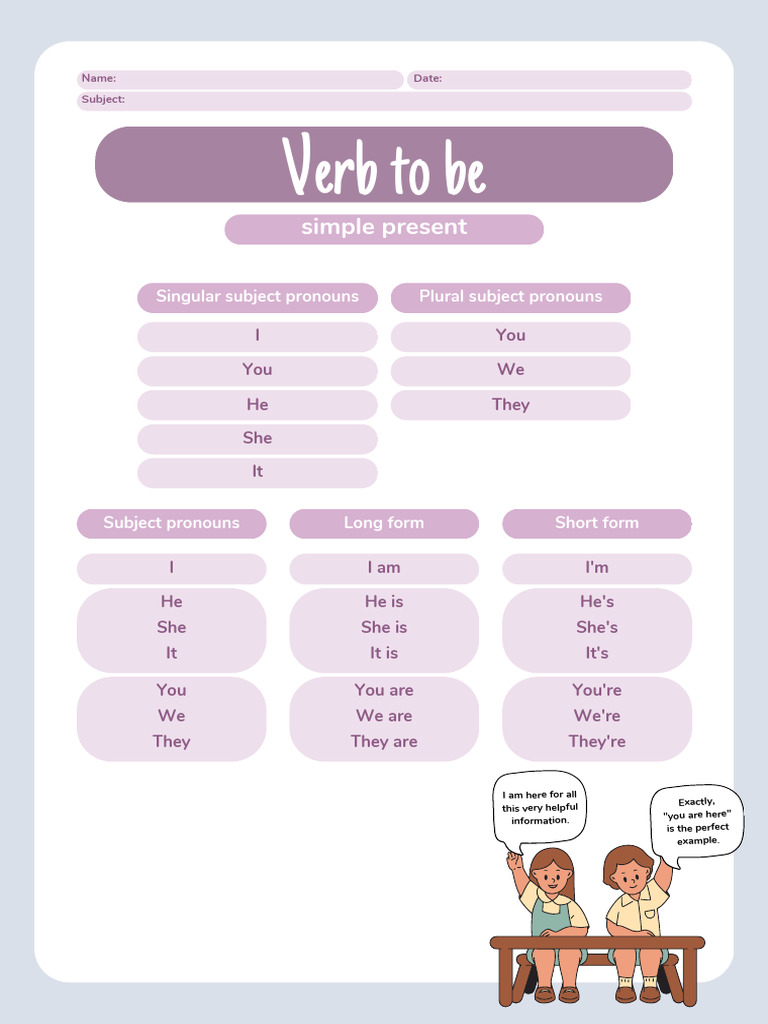 Verb To Be | PDF | Linguistic Typology | Languages