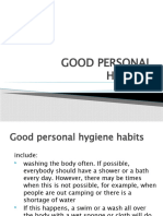 3.1 Good Personal Hygiene