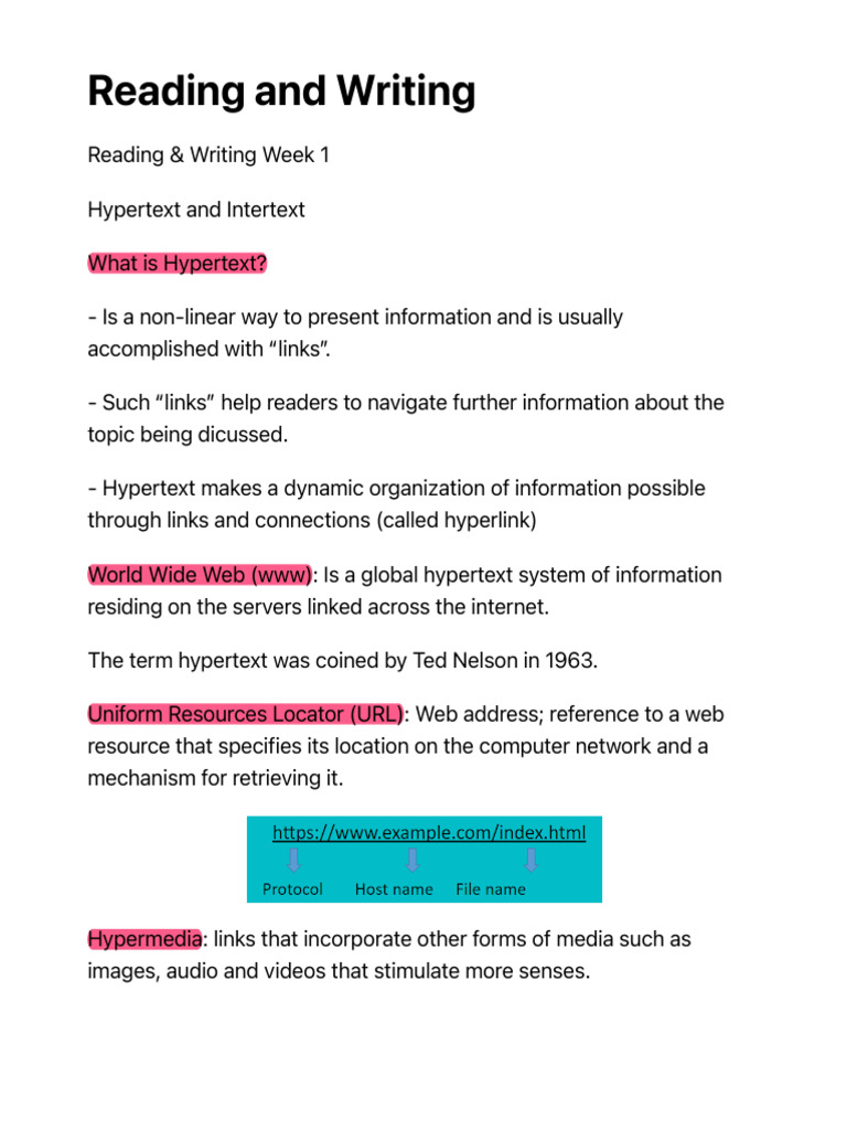 Reading and Writing 2 Download Free PDF Hypertext Argument