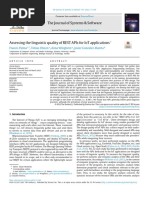 Assessing The Linguistic Quality of REST APIs Fo - 2022 - Journal of Systems and