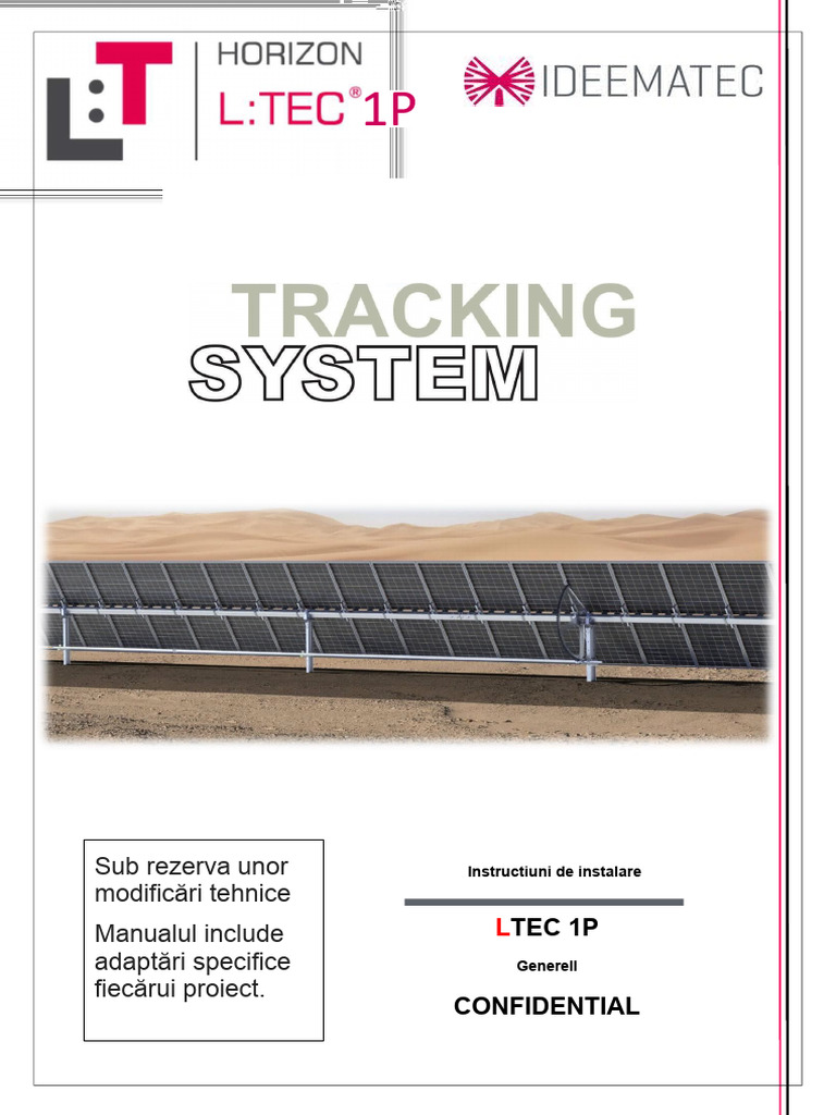 Ideematec-LTEC 1p-Assembly Instructions - General - RO R01 | PDF