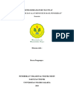 "Cara Mengikir Dan Alat Mengukur Hasil Pengikiran" Semester: Praktek Kerja Bangku Dan Plat