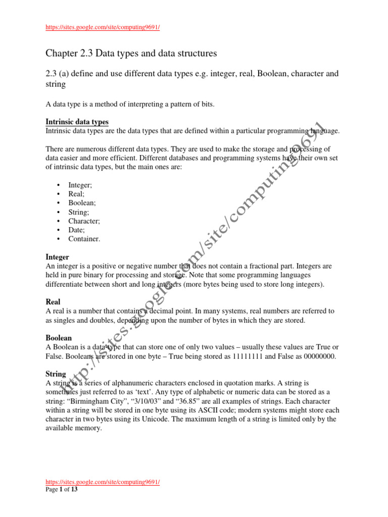 Data Types And Structures PDF Data Type String Computer Science Data types and structures pdf data type string computer science