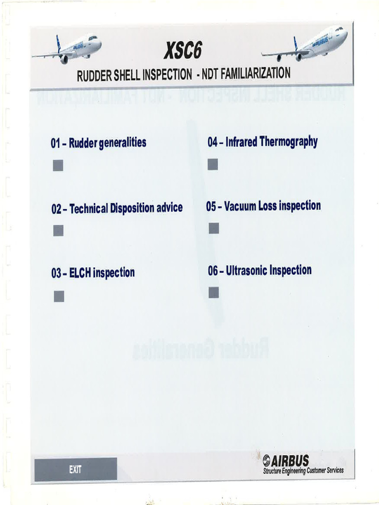 Rudder Shell Inspection Infra Thermo ELCH UT Vaccum Loss | PDF