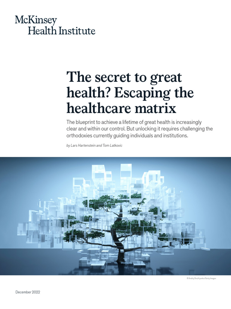 The Secret To Great Health Escaping The Healthcare Matrix - F | PDF ...