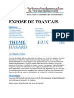 Expose de Francais