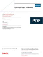 La Géométrie: Clef Du Réel? Pensée de L'espace Et Philosophie Des Mathématiques