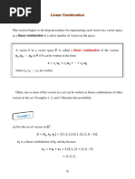 Linear Combination