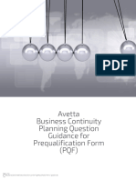 Business Continuty Planning PQF Question Guidance June 2020