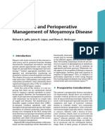 Anesthetic and Perioperative Management of Moyamoya