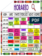 Horario 4° Grado