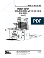 MS12X MS15X Ms12X Ms12X Il Ms12X SL Ms15X Ms15X Il Ms15X SL (C847) Parts Manual