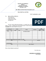 Transmittal Letter Nov