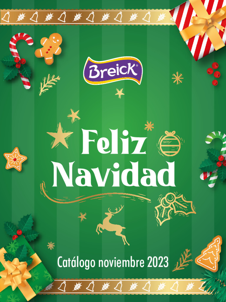 Catálogo Chocolates Breick Navidad 2023 | PDF | Chocolate | Confitería
