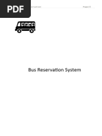 Bus Ticket Reservation