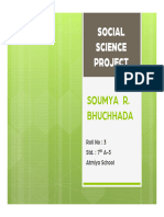 Soumya Bhuchhada STD 7th Roll No 3 Comparision Between Ancient, Medieval and Modern History