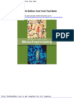 Biochemistry 4th Edition Voet Voet Test Bank