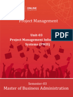VO MBA SEM3 Project Management UNIT 03