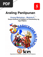 AP5 Q1 Mod6 Sosyo Kultural at Politikal Na Pamumuhay v5